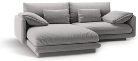 Divano angolare grigio chiaro (angolo sinistro) Torino - Micadoni Home