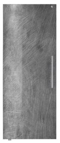 Anta per porta scorrevole Graffi in vetro grigio L 88 x H 215 cm sp.10 mm sinistra