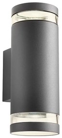 Redo 90518 - Applique da esterno CARGO 2xGU10/28W/230V IP54 antracite