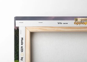 Stampa su tela – Casette da favola lungo il fiume