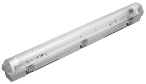 Plafoniera Stagna IP65 per Tubo LED 60cm - Unilaterale