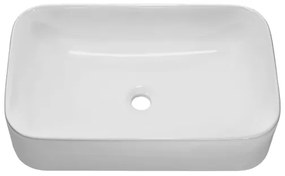 COMAD UN-KATI60-SW 7857B(60) - Lavabo da appoggio KATI 61x38 cm bianco lucido