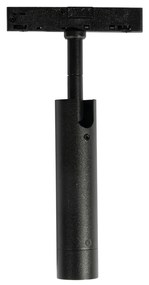 Faretto moderno nero per sistema binario monofase - Slimline Uzzy