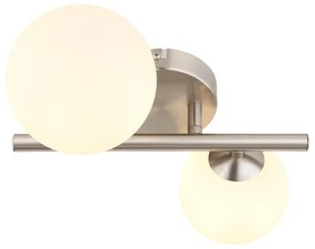 Globo 56140-2W - Lampadario a plafone LED RIHA 2xG9/3W/230V cromo