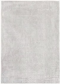 Tappeto jacquard con motivo in rilievo Baobab