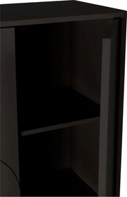 Armadietto nero 80x130x40 cm Solei – MOME