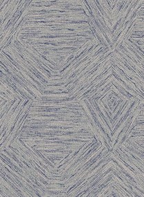 Arte International Carta da parati Pentagono - Denim