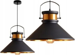 Lampada da soffitto ASTI B Nero/Oro