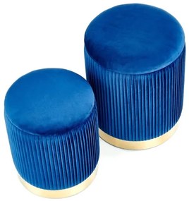 SET 2x Tabacco MONTY diametro 36/66 cm blu/oro