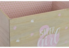Scatola Decorativa DKD Home Decor Legno Cigno (39 x 26 x 32 cm) (2 pezzi)