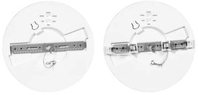 Ecolite WPCB2-24W/BI - Pannello LED LEXA LED/12/18/24W/230V bianco