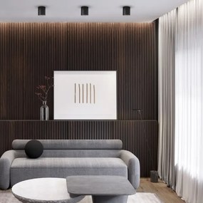 Faretto GEORGE 1xE27/60W/230V diametro 11 cm nero