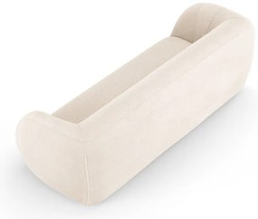 Divano in tessuto bouclé crema 230 cm Essen - Cosmopolitan Design