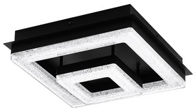 Plafoniera Moderna Fradelo 1 Acciaio Nero 1 Luce Led Integrato 2W