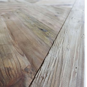 PINUS - tavolo da pranzo in pino riciclato