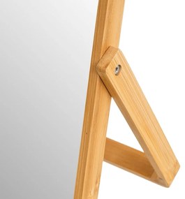 Specchio cosmetico con cornice in bambù 20x27 cm - Casa Selección