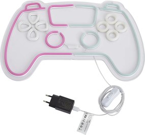 Lampada da parete al neon Controller Rosa con Blu con LED integrato