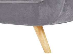 Copripoltrona Grigio BERNES Beliani