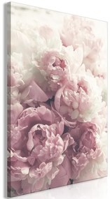 Quadro Delicate Peonies (1 Part) Vertical