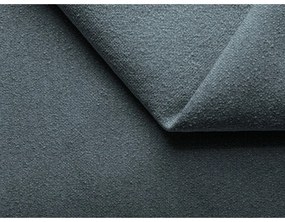 Letto matrimoniale imbottito blu con vano contenitore con griglia 140x200 cm Kiana - Makamii