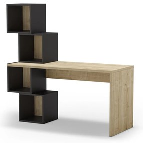 Scrivania in rovere 60x154 cm Cubik - Marckeric