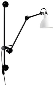 Lampe Gras - 210 Applique da Parete Nero/Bianco Lampe Gras