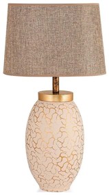 Lampada da tavolo 1xE27/40W/230V beige/oro