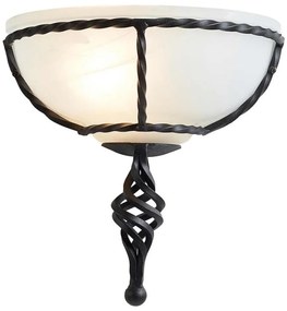 Elstead PB-WU-BLACK - Applique PEMBROKE 1xE27/60W/230V