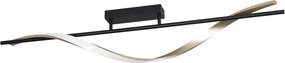Eglo 902134-LED Plafoniera CONAPRATO LED/20W/230V 2700/4000/6500K nero/oro