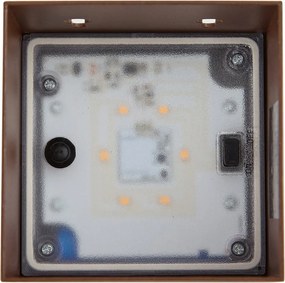 Applique da esterno marrone ruggine con LED 2 luci IP65 solare - Charlene