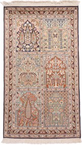 Cashmere Silk Tappeto 80 x 130 (Indian) Annodato A Mano