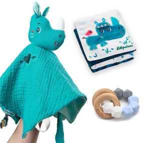 Pacchetto neonato maschio con Marius il rinoceronte