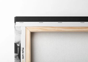 Stampa su tela – Fiori eleganti in bianco e nero