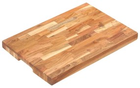 Tagliere 50x35x4 Cm İn Legno Massello Di Acacia /