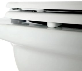 Wc per anziani H49 cm con scarico a pavimento