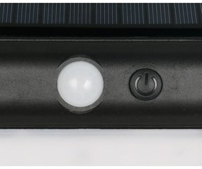 Illuminazione esterna LED con alimentazione a pannelli solari da parete (altezza totale 12 cm) Olinda – Trio