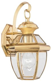 Elstead QZ-NEWBURY2-S-PB - Applique da esterno NEWBURY 1xE27/150W/230V IP44