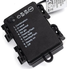 Aigostar - Catena LED natalizia da esterno 100xLED/8 funzioni 10,3m IP44 bianco freddo