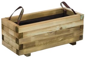 Fioriera CAJOU CERLAND in legno pino H 80 cm L 40 x P 38.5 cm