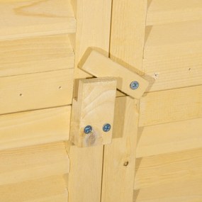 Armadio Mobile Portaoggetti da Giardino 87x46,5x160 cm in Legno...