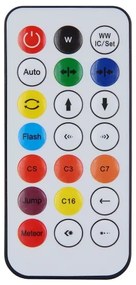 Globo 28062 - Lampada da terra LED RGB ROCKY LED/7W/5V con telecomando