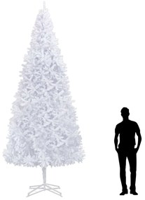 Albero Di Natale Artificiale 400 Cm Bianco /