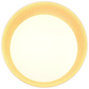 Plafoniera bianca/in marrone chiaro ø 45 cm Aleta – Trio