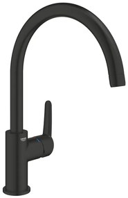 Rubinetto da cucina fisso a collo di cigno Start Clova Misc. lavello c/alta nero verniciato opaco GROHE