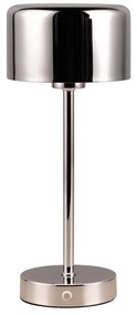 Lampada da tavolo dimmerabile a LED in argento lucido (altezza 30 cm) Jeff - Reality