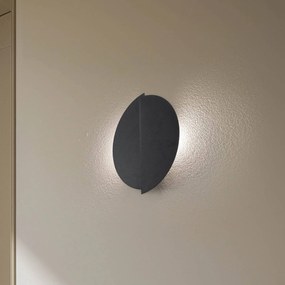 EMIBIG LIGHTING Applique forma 9, 28 cm x 32 cm, nero
