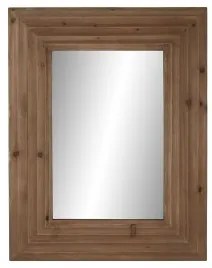 Specchio da parete Home ESPRIT Marrone Naturale Abete Moderno 104 x 9 x 135 cm