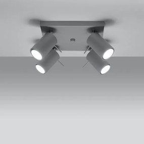 Sollux SL.0452 - Faretto da binario RING 4xGU10/10W/230V