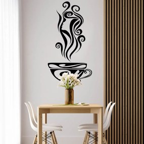Adesivo per la cucina - Caffè e donna | Inspio