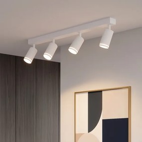 Faretto PIPE 4xGU10/10W/230V bianco